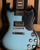 Gibson SG Standard 61 Stop Bar Pelham Blue Burst